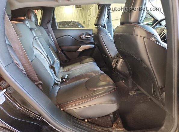 1C4PJMBSXHW601426 2017 JEEP CHEROKEE Black Widok wnętrza z tyłu