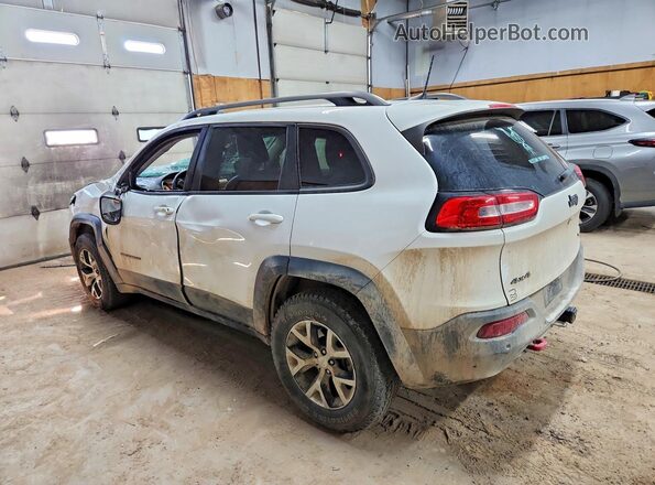 1C4PJMBX0JD570944 2018 JEEP CHEROKEE Белый Задняя левая четверть