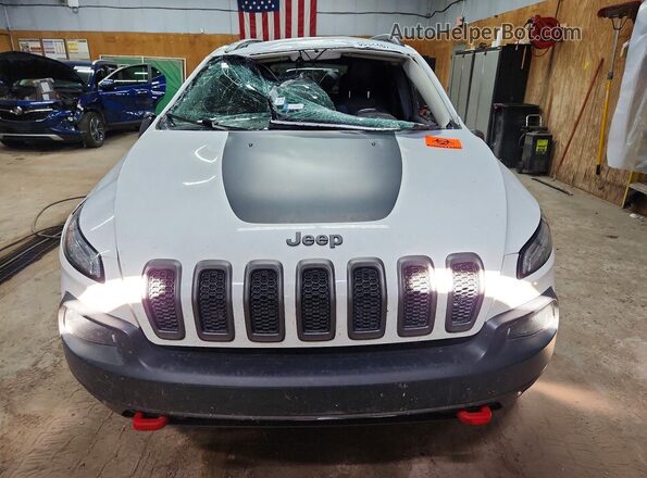 1C4PJMBX0JD570944 2018 JEEP CHEROKEE Белый Вид спереди
