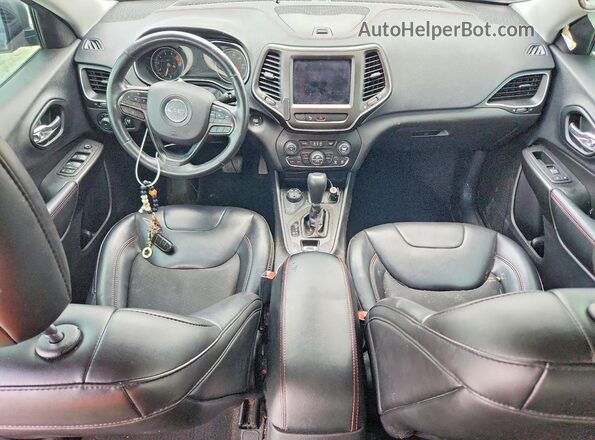 1C4PJMBX0KD288532 2019 JEEP CHEROKEE Черный Вид панели приборов