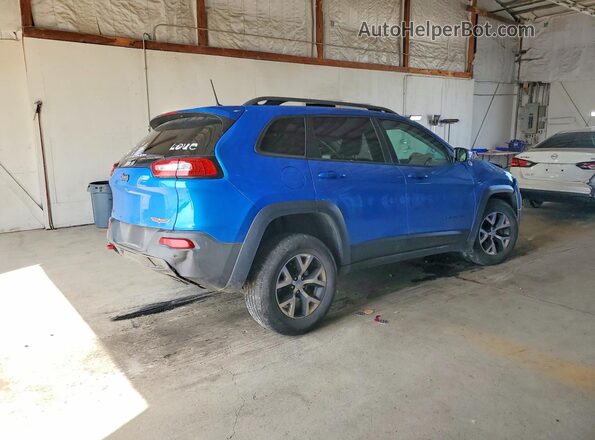 1C4PJMBX1JD513670 2018 JEEP CHEROKEE Blue უკანა მარჯვენა