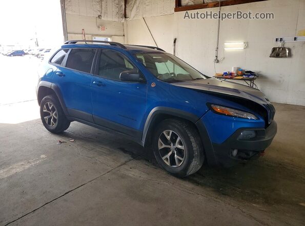 1C4PJMBX1JD513670 2018 JEEP CHEROKEE Blue წინა მარჯვენა
