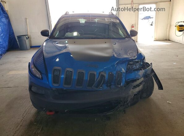 1C4PJMBX1JD513670 2018 JEEP CHEROKEE Blue წინა ხედი