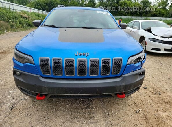 1C4PJMBX1LD532898 2020 JEEP CHEROKEE Blue წინა ხედი