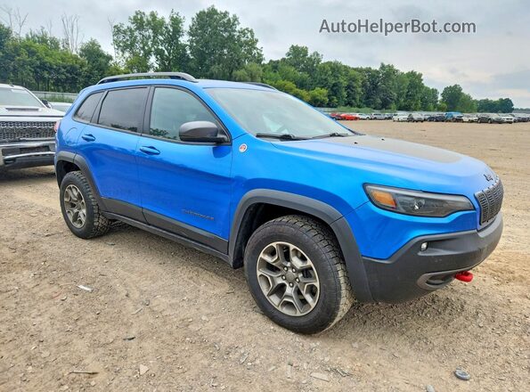 1C4PJMBX1LD532898 2020 JEEP CHEROKEE Blue წინა მარჯვენა
