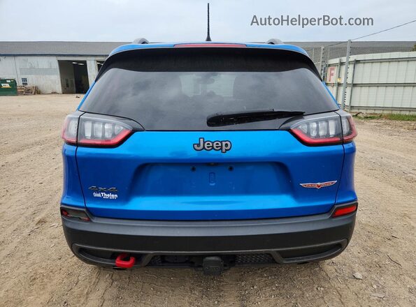 1C4PJMBX1LD532898 2020 JEEP CHEROKEE Blue უკანა ხედი