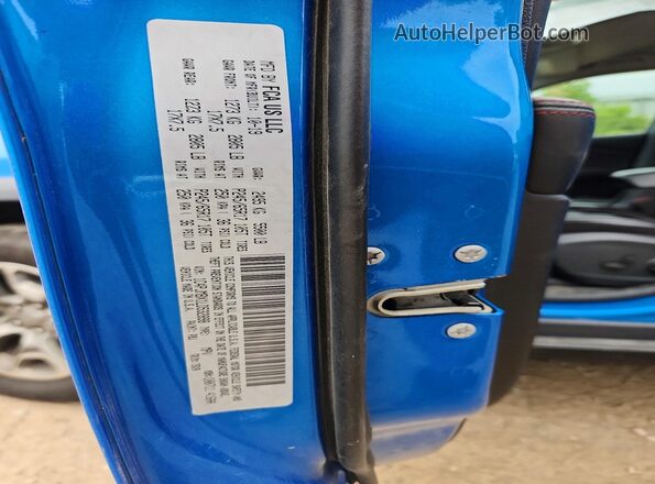 1C4PJMBX1LD532898 2020 JEEP CHEROKEE Blue VIN კოდის სტიკერის ხედი