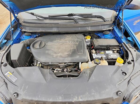 1C4PJMBX1LD532898 2020 JEEP CHEROKEE Blue ძრავის განყოფილების ხედი