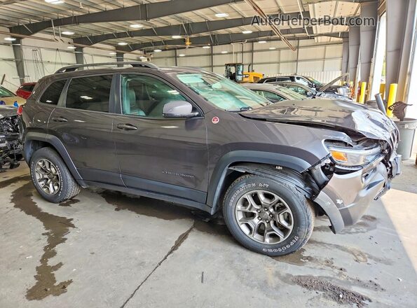 1C4PJMBX1MD129344 2021 JEEP CHEROKEE Gray Front right