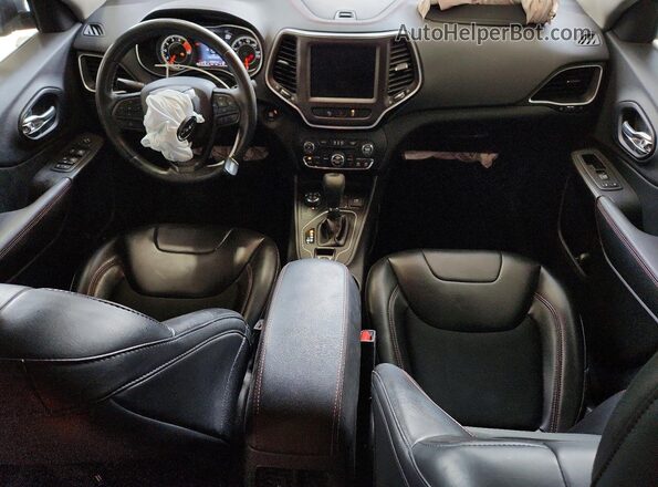 1C4PJMBX1MD129344 2021 JEEP CHEROKEE Gray Dashboard view