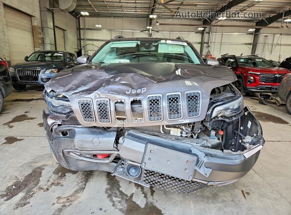 1C4PJMBX1MD129344 2021 JEEP CHEROKEE Gray Front view