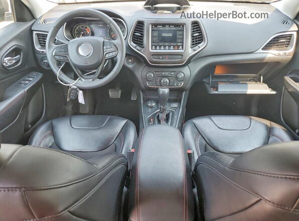 1C4PJMBX1MD220372 2021 JEEP CHEROKEE Green Widok deski rozdzielczej