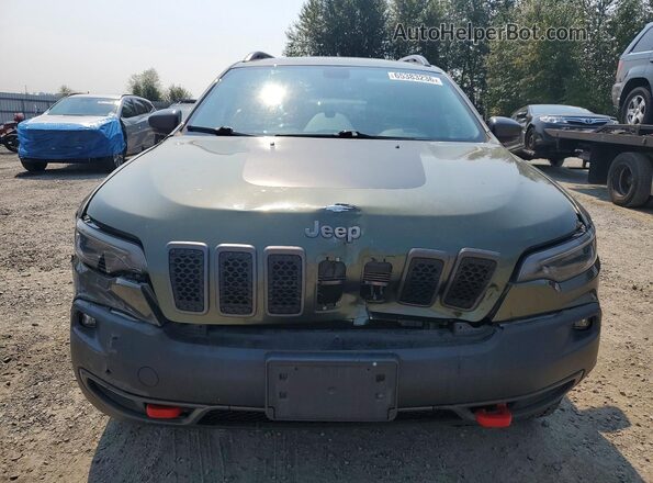 1C4PJMBX1MD220372 2021 JEEP CHEROKEE Green Widok z przodu