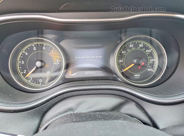 1C4PJMBX1MD220372 2021 JEEP CHEROKEE Green Widok zestawu wskaźników