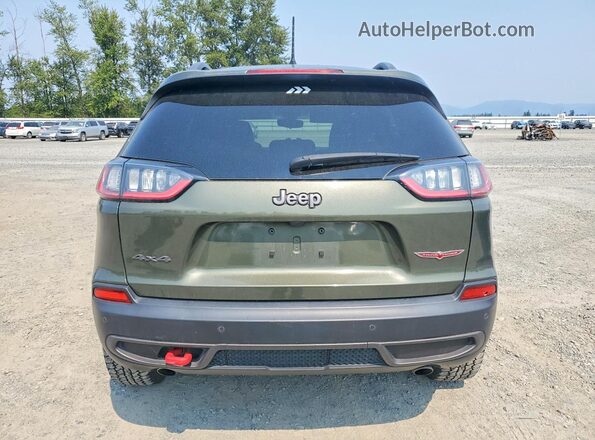 1C4PJMBX1MD220372 2021 JEEP CHEROKEE Green Widok z tyłu