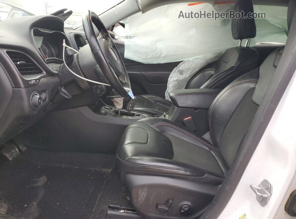 1C4PJMBX2KD492278 2019 JEEP CHEROKEE White Vista interior delantera