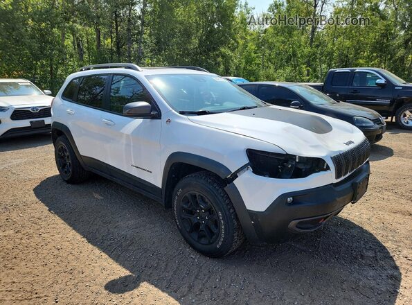 1C4PJMBX2MD205718 2021 JEEP CHEROKEE White Delantero derecho