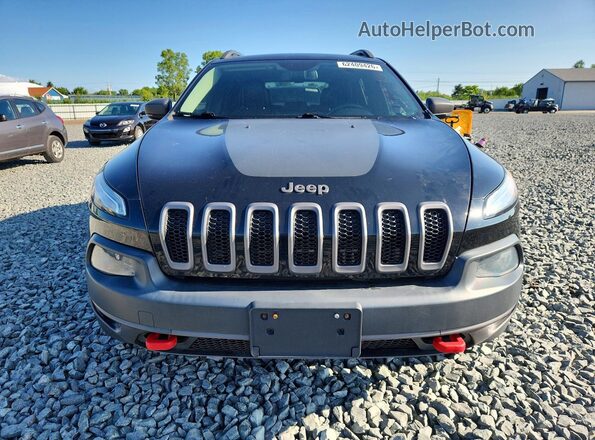 1C4PJMBX3JD546301 2018 JEEP CHEROKEE Black Front view