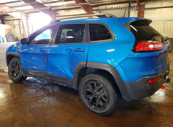 1C4PJMBX3JD550798 2018 JEEP CHEROKEE Blue Հետևի ձախ