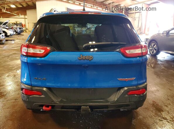 1C4PJMBX3JD550798 2018 JEEP CHEROKEE Blue Հետևի տեսք