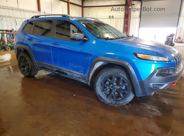 1C4PJMBX3JD550798 2018 JEEP CHEROKEE Blue Առջևի աջ