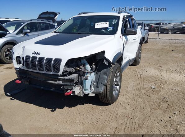 1C4PJMBX3LD627494 2020 JEEP CHEROKEE White წინა მარცხენა ხედი სამი მეოთხედიდან