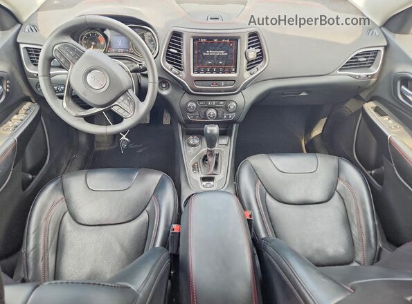 1C4PJMBX3ND515989 2022 JEEP CHEROKEE Синий Вид панели приборов