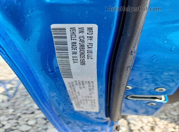 1C4PJMBX3ND515989 2022 JEEP CHEROKEE Синий Вид подкапотного пространства