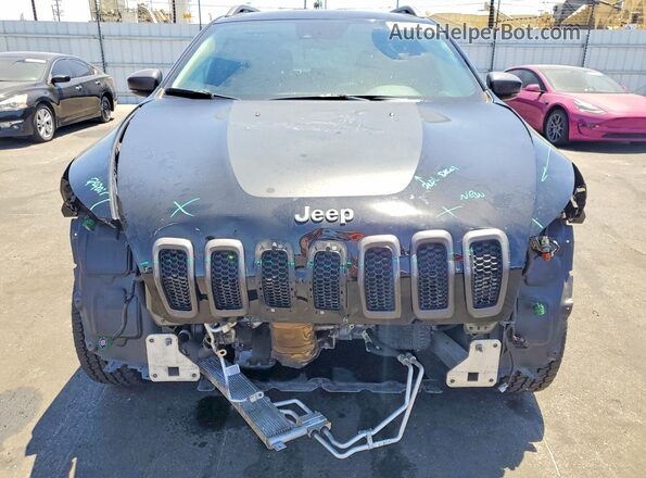 1C4PJMBX5JD559230 2018 JEEP CHEROKEE Black Front view