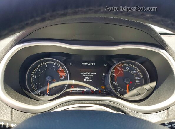 1C4PJMBX5JD559230 2018 JEEP CHEROKEE Black Instrument cluster view