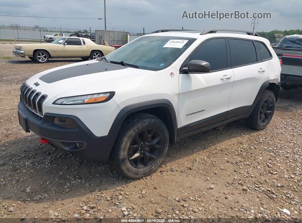 1C4PJMBX5JD603999 2018 JEEP CHEROKEE White Առջևի ձախ երեք քառորդ տեսարան