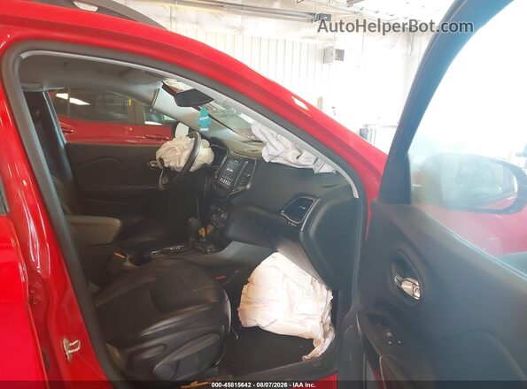1C4PJMBX6KD231025 2019 JEEP CHEROKEE Red Vista interior delantera
