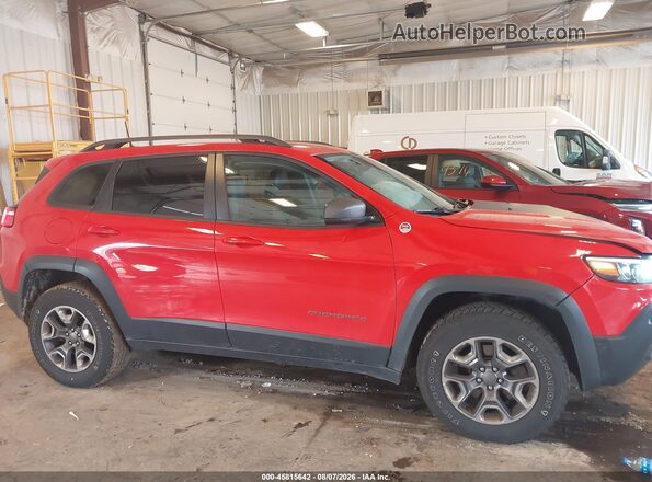 1C4PJMBX6KD231025 2019 JEEP CHEROKEE Red Vista interior trasera