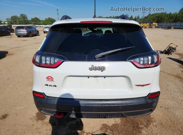 1C4PJMBX6KD260458 2019 JEEP CHEROKEE White Вид ззаду