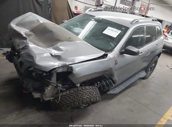 1C4PJMBX6LD637176 2020 JEEP CHEROKEE Gray Առջևի ձախ երեք քառորդ տեսարան