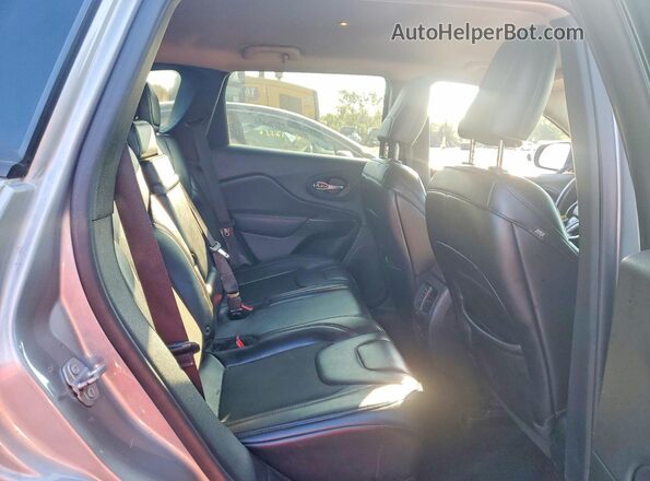 1C4PJMBX7KD189335 2019 JEEP CHEROKEE Silver Widok wnętrza z tyłu