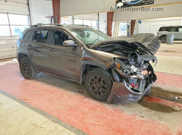 1C4PJMBX7KD245130 2019 JEEP CHEROKEE Gray Przód prawy