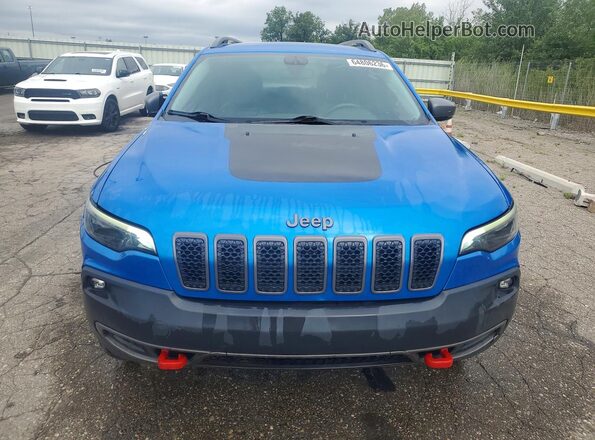 1C4PJMBX7KD352842 2019 JEEP CHEROKEE Blue Widok z przodu