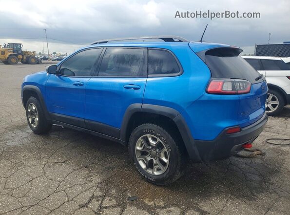 1C4PJMBX7KD352842 2019 JEEP CHEROKEE Blue Tył lewy