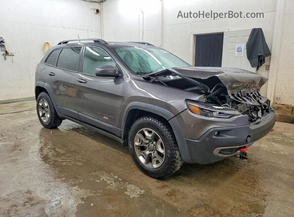 1C4PJMBX7KD398879 2019 JEEP CHEROKEE Charcoal წინა მარჯვენა