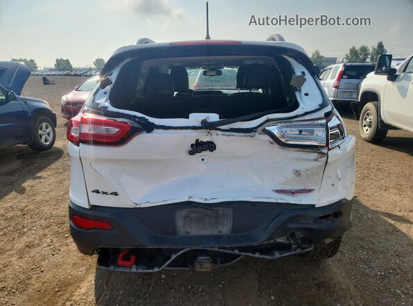 1C4PJMBX8JD521118 2018 JEEP CHEROKEE Белый Вид сзади