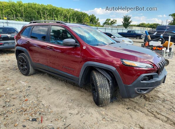 1C4PJMBX8JD599365 2018 JEEP CHEROKEE Red Передня права чверть