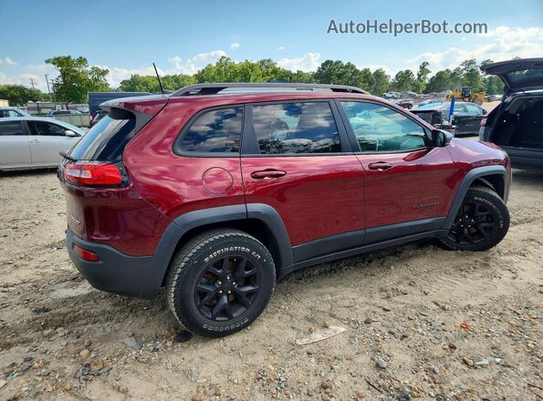 1C4PJMBX8JD599365 2018 JEEP CHEROKEE Red Задня права чверть