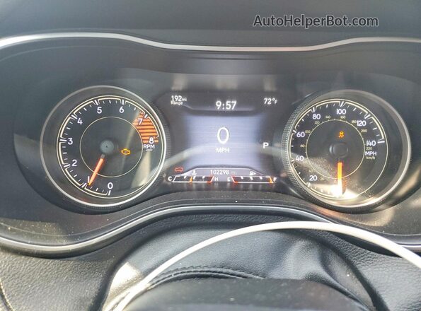 1C4PJMBX9KD168356 2019 JEEP CHEROKEE Black Instrument cluster view