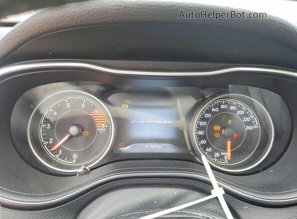 1C4PJMBX9MD113599 2021 JEEP CHEROKEE Black Widok zestawu wskaźników