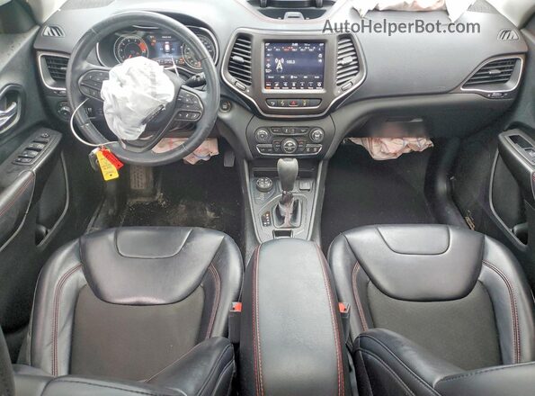 1C4PJMBX9MD113599 2021 JEEP CHEROKEE Black Widok deski rozdzielczej