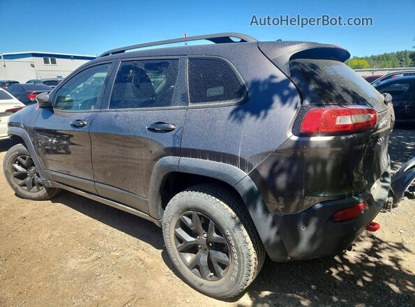 1C4PJMBXXJD592921 2018 JEEP CHEROKEE Charcoal Rear left