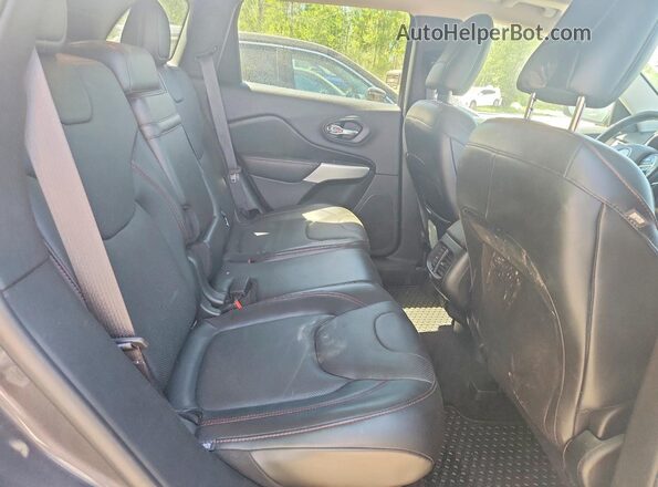 1C4PJMBXXJD592921 2018 JEEP CHEROKEE Charcoal Rear interior view