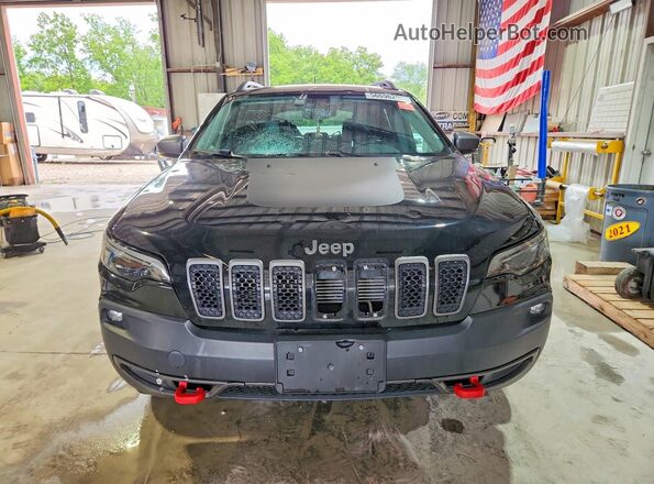 1C4PJMBXXKD137293 2019 JEEP CHEROKEE Black Front view