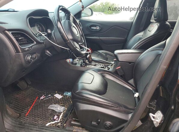 1C4PJMBXXKD137293 2019 JEEP CHEROKEE Black Front interior view